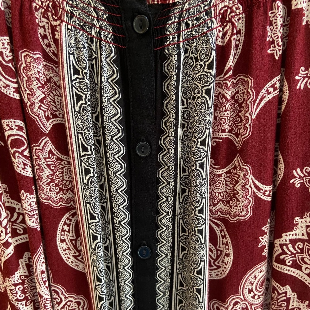 Lucky Brand Med lightweight blouse - Picture 3 of 4